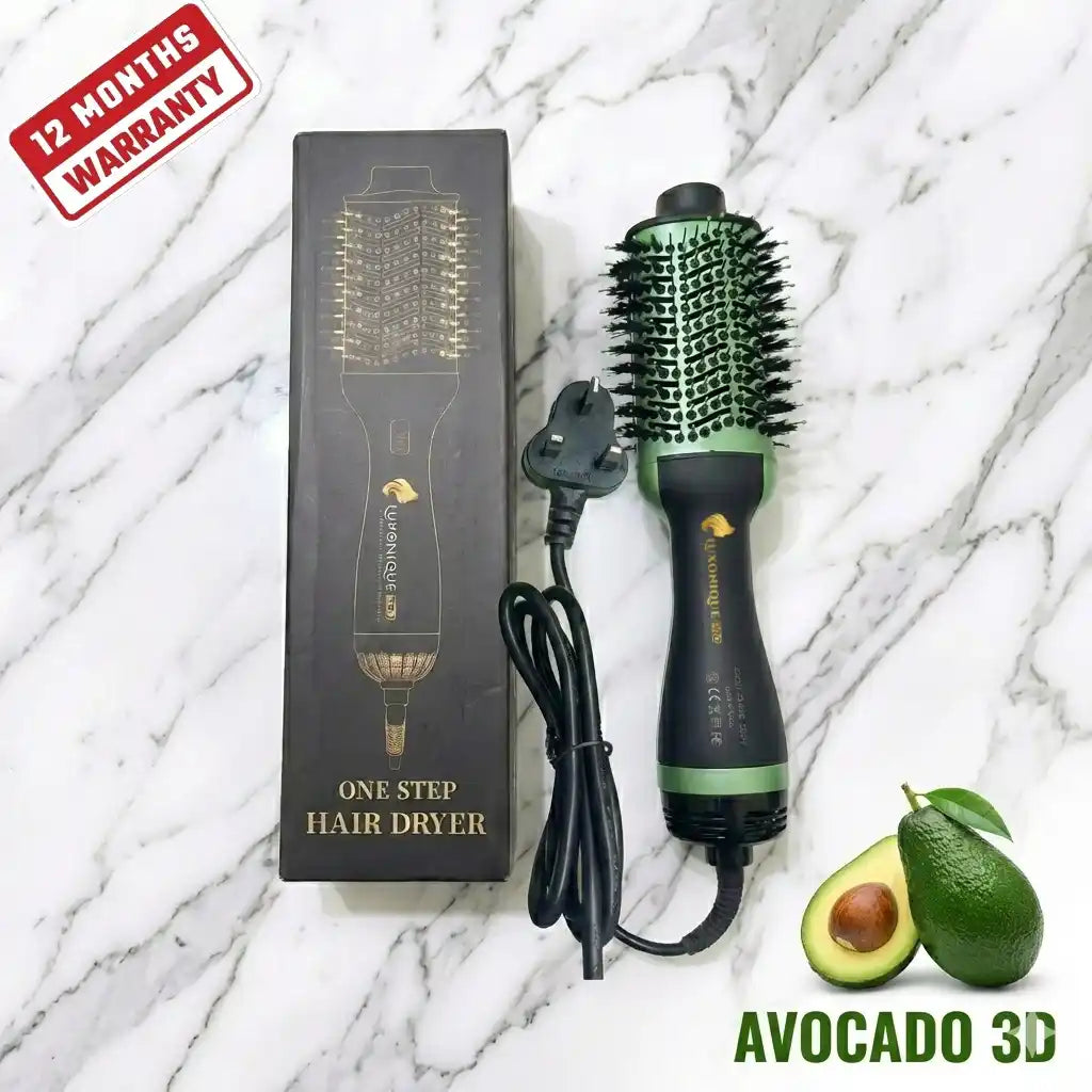 LUXONIQUE PRO AVOCADO 3D 2000W One Step Hair Dryer & Volumizer Brush (2026 UPDATED)