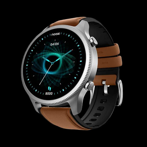 NoiseFit Halo AMOLED Display Smart Watch - Vintage Brown
