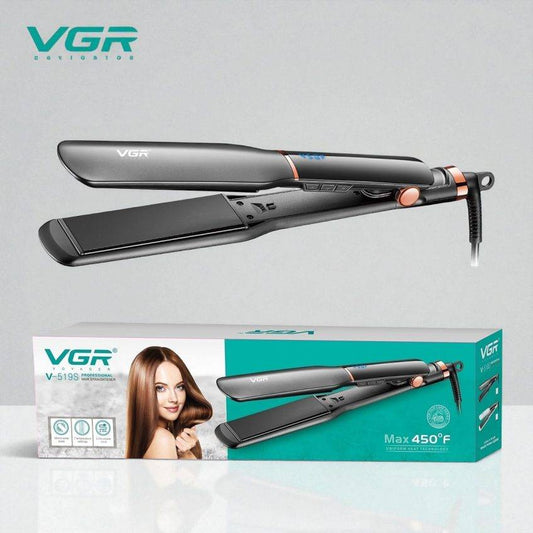 VGR V-519S 450°F Professional Hair Straightener – Precision Salon-Grade Flat Iron for Smooth, Sleek, and Shiny Hair for Women