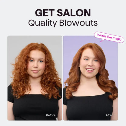 Wavytalk BLOWOUT EXPRESS Thermal Brush Updated Version, Negative Ion Blowout Express (Millennial Pink)