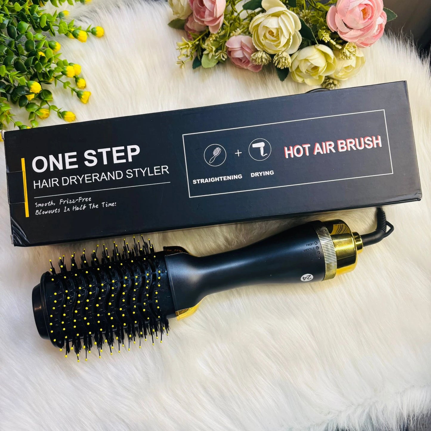 [inspired Version] One Step 1200W 4-IN-1 Multi Styling Hair Dryer, Blow Dryer & Volumizer Brush