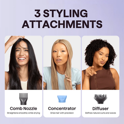 WAVYTALK 1875W AC Motor Blown Away Ionic Hair Dryer | 6 Months  Warranty