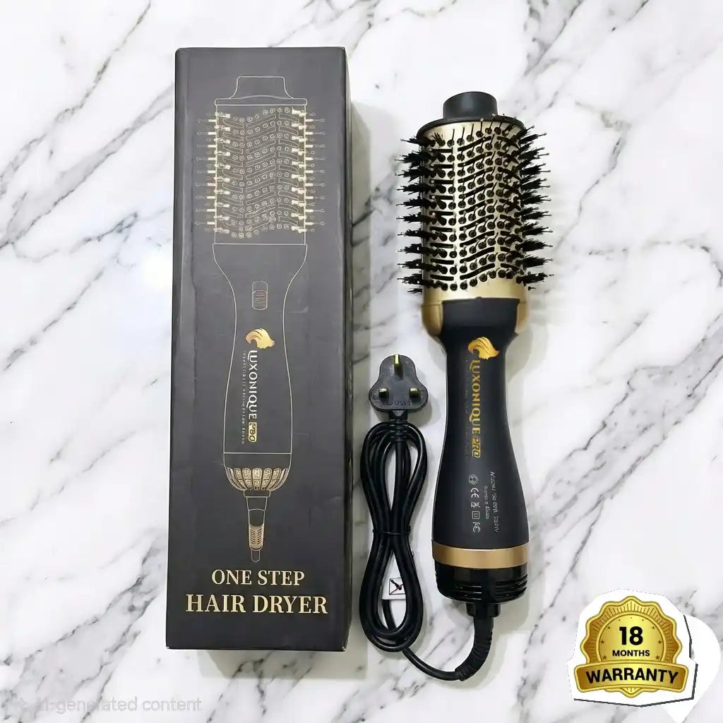 LUXONIQUE PRO Keratin 3D 2000W One Step Hair Dryer & Volumizer Brush (2026 UPDATED)