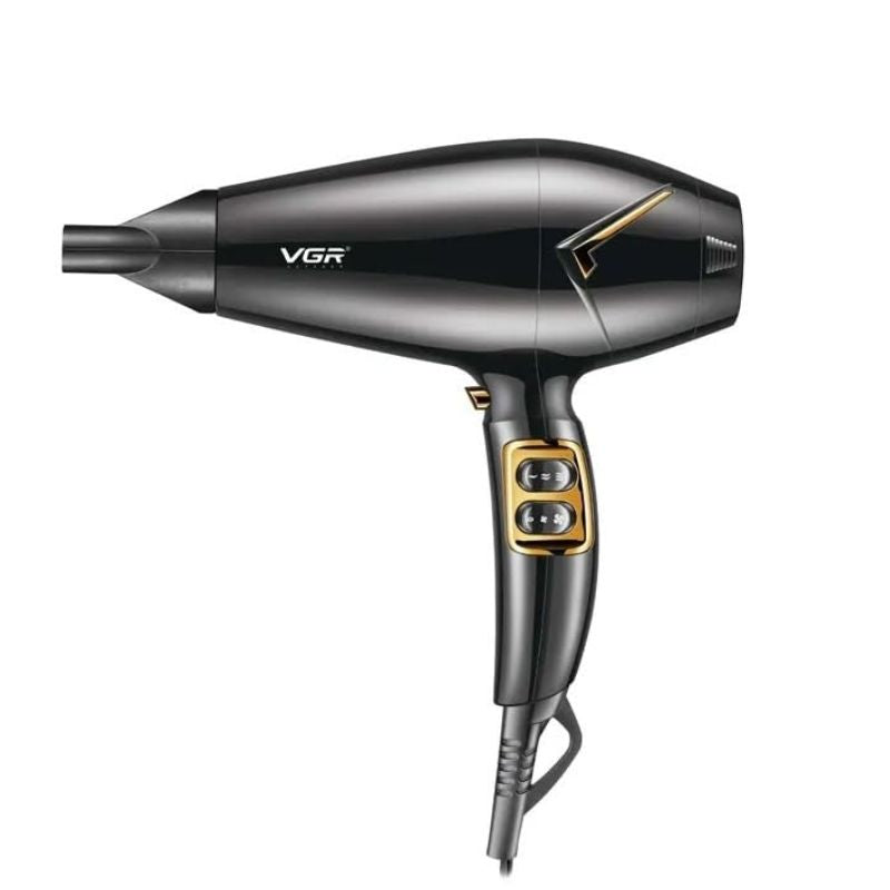 VGR V-423 1800-2200 WATTS DC MOTOR Essential DryCare Professional Hair Dryer – Salon-Grade Ionic Dryer for Smooth, Fast, and Frizz-Free Hair for Women | 12 Months Warranty