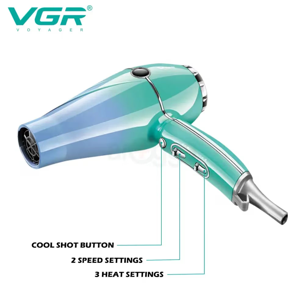 VGR V-452 2000-2400W AC Motor Professional Salon Series Hair Dryer | 12 Months Warranty