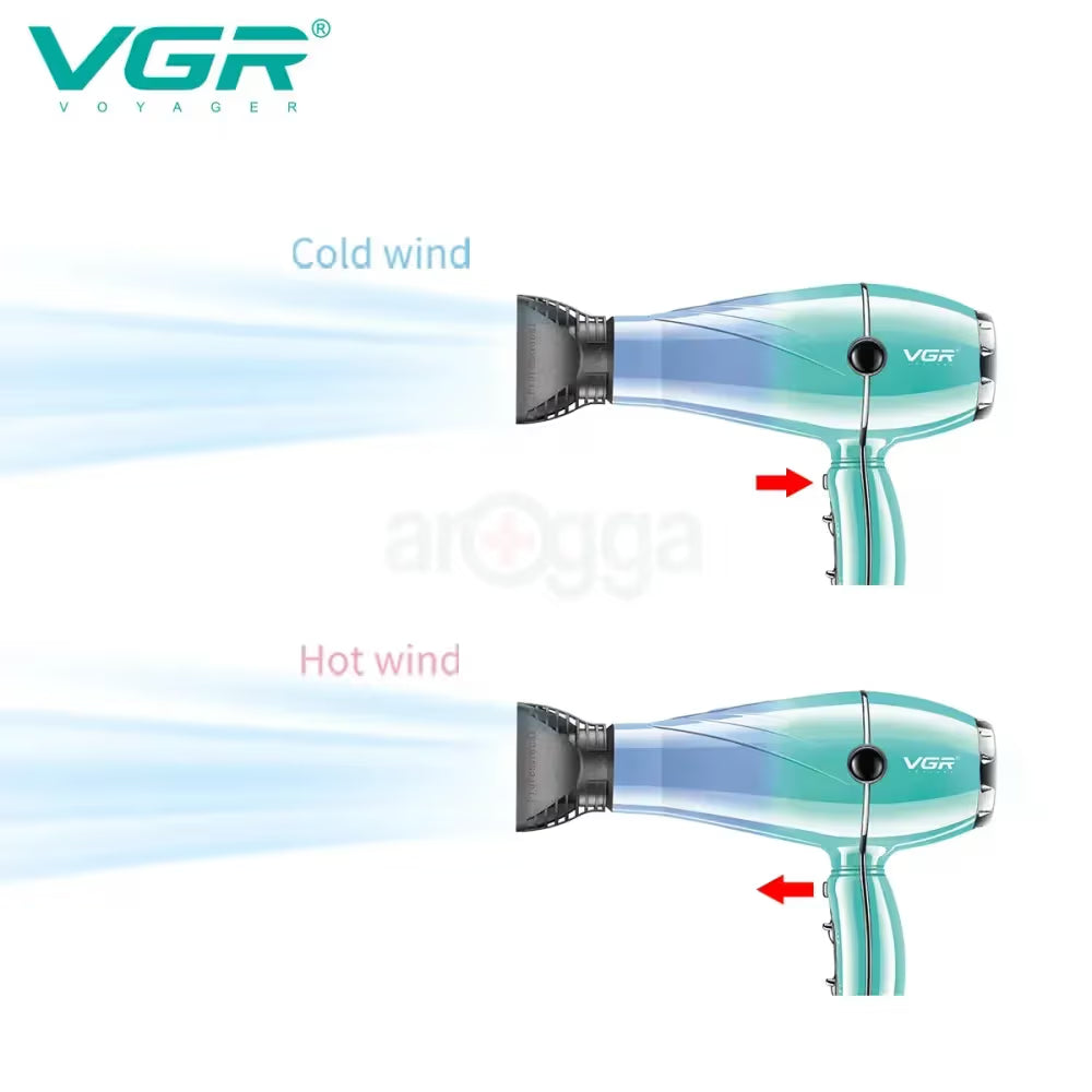 VGR V-452 2000-2400W AC Motor Professional Salon Series Hair Dryer | 12 Months Warranty