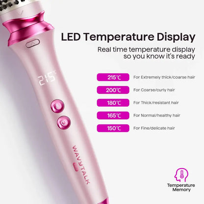 WavyTalk Heatwave Pro 5-in-1 Curling Wand Set (350S)