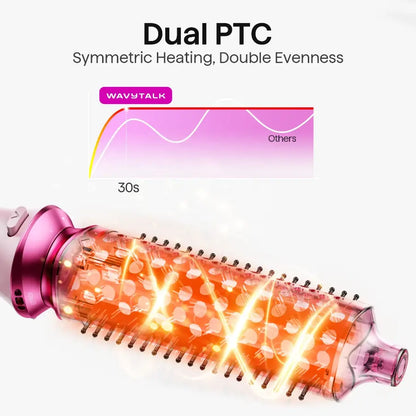 WavyTalk Heatwave Pro 5-in-1 Curling Wand Set (350S)