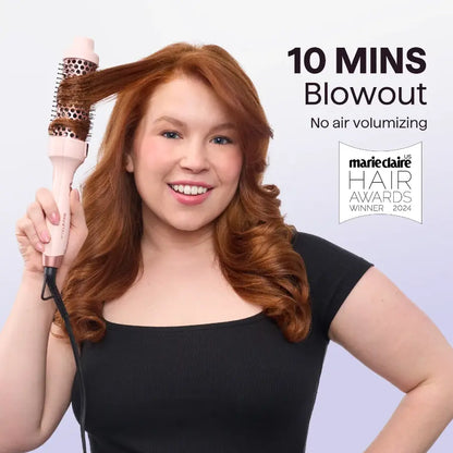 Wavytalk BLOWOUT EXPRESS Thermal Brush Updated Version, Negative Ion Blowout Express (Millennial Pink)