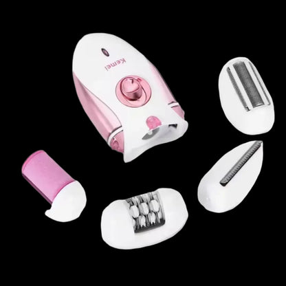 Kemei Km-2530 4-IN-1 Beauty Tool Kit Epilator Set