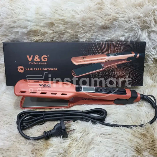 Authentic V&G V6 230°C Professional Fast Heat-up Hair Straightener