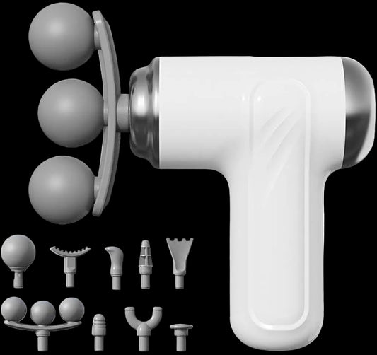 Three-Headed‍‌‍‍‌‍‌‍‍‌ Fascia Gun – Deep Tissue Massage for Full-Body Relaxation