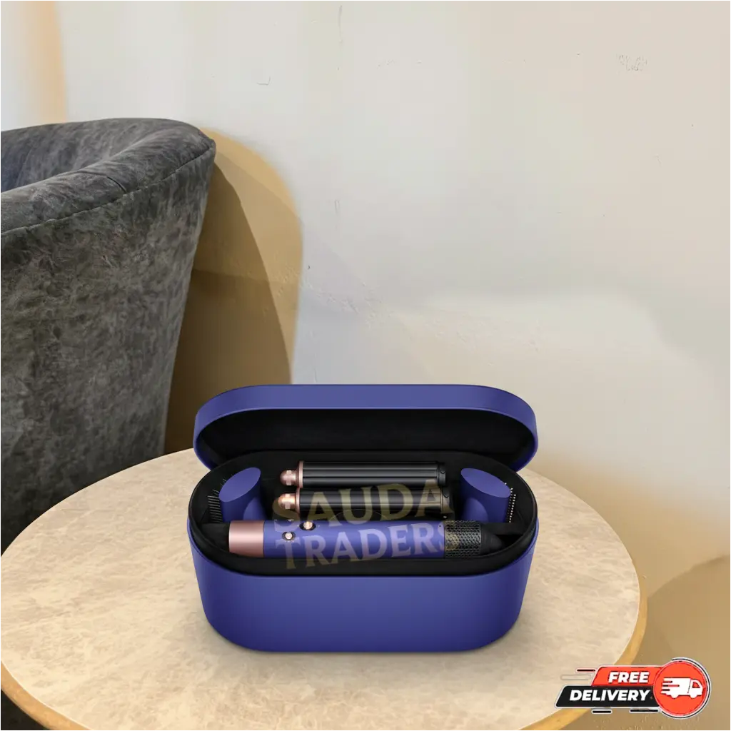 Dyson Airwrap Multi-Styler HS05 Complete Long, 3 Key Controls, 1300W Power, 2.68m Cable Length, Prussian Blue and Rich Copper - 6 Months Warranty