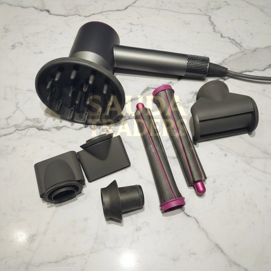 LUXONIQUE PRO (Dyson Style) Super Sonic Multifunctional Hair Dryer Styler & Curler