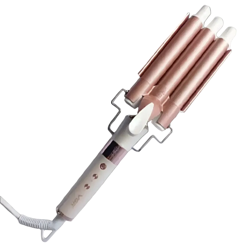 VGR V-599 230°C 3 barrels ceramic hair waver for perfect beach waves