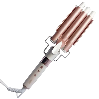 VGR V-599 230°C 3 barrels ceramic hair waver for perfect beach waves